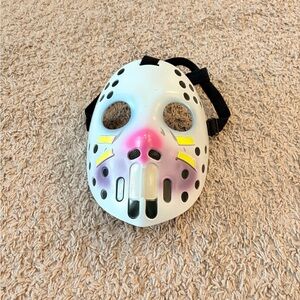 Hockey Mask with Colorful Accents